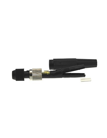 AMP909 Conector FC/PC MM OM3 50/125 cable 3,3x2,2 y 0,9mm ILO 3dB negro sin herramienta