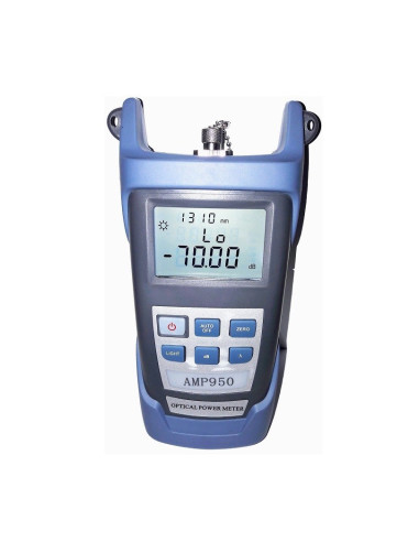 AMP950 Medidor de potencia óptica, 3 medidas simultáneas (ICT-2) 1390-1410-1550 USB/datos