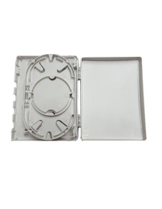 AMP932 Caja terminal exterior capacidad 4 fusiones + 4 adaptadores (no incl.) SC/SC 150x210x40mm