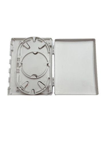 AMP932 Caja terminal exterior capacidad 4 fusiones + 4 adaptadores (no incl.) SC/SC 150x210x40mm