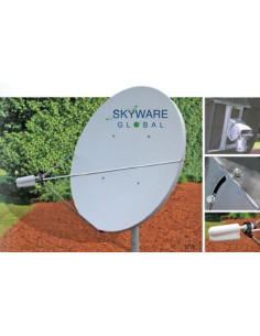 AMP94 Antena parabólica Offset de 1,80m. Alta ganancia