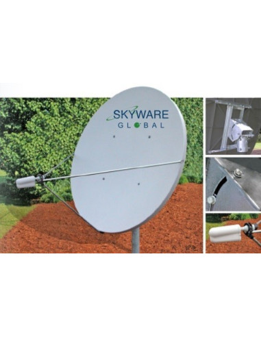 AMP94 Antena parabólica Offset de 1,80m. Alta ganancia