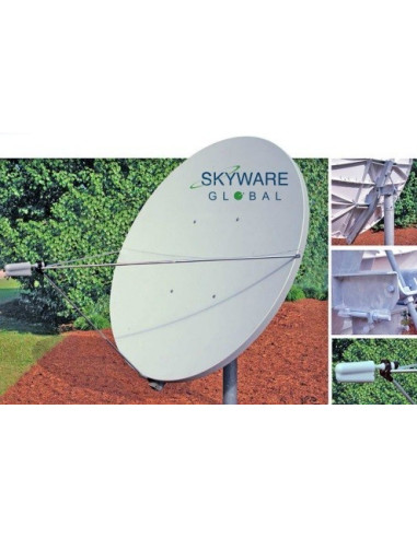 AMP155 Skyware Antena RxO 2.40m Banda C