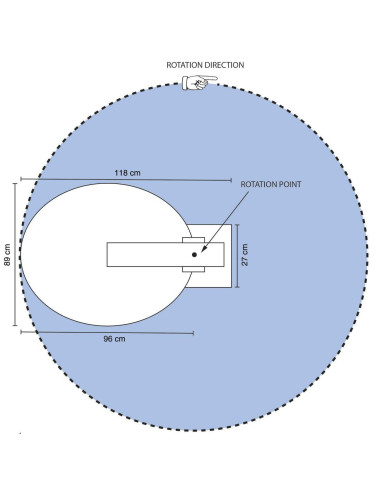 Parabole motorisée automatique pour camping-car...