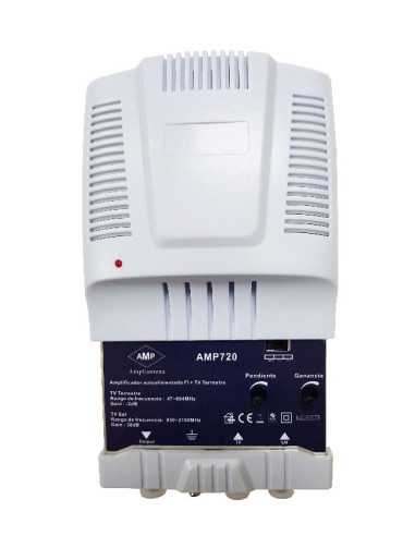 Amplificateur satellite 38dB + TNT UHF 13V/22KHz