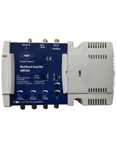 AMP500 Central Amplificación 4 entradas multibanda 40 dB satélite
