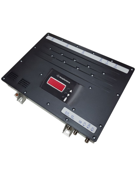 Central digital programable 10 cluster 7 Entradas (BI+FM/BIII+DAB/4 UHF/AUX) 50dB LTE700