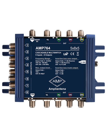 Commutateur cascadable 5x8