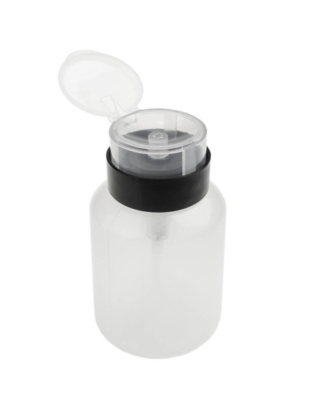Bouteille en plastique de 200 ml d'alcool isopropylique pour le nettoyage des fibres
