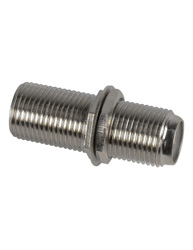 Conector "F" doble hembra (empalmador)