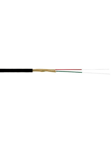 Câble 2 fibres optiques SM 9/125/900 G657A2 3mm...