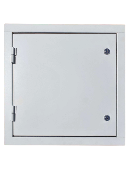 Coffret coupe-feu métallique 470x470mm porte + cadre