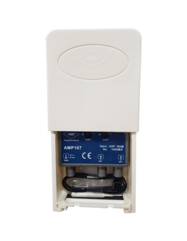 Amplificador de mástil blindado 2E UHF+UHF 30...