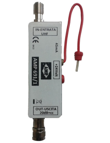 Amplificateur enfichable UHF 18dB 24V