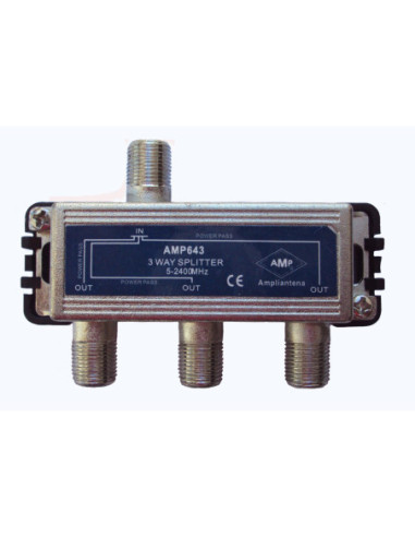 Distribuidor blindado 3 salidas 5-2500 MHz