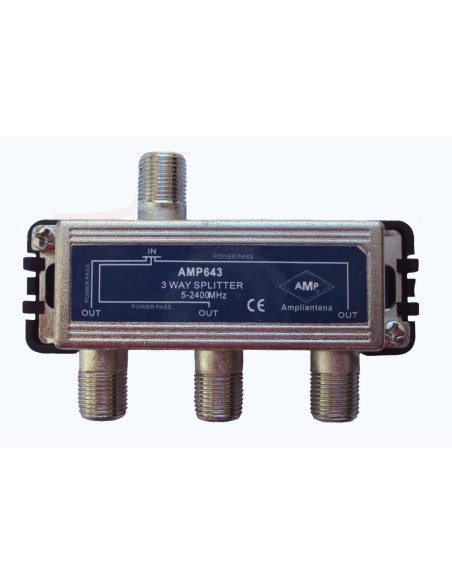 Distribuidor blindado 3 salidas 5-2500 MHz
