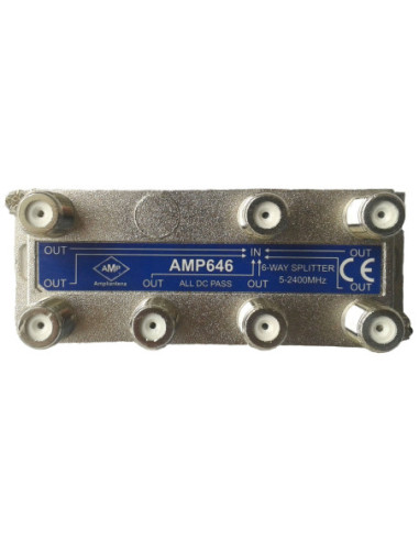 Distribuidor blindado 6 salidas 5-2400 MHz...