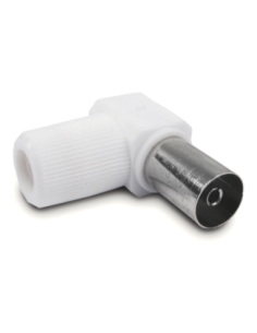 Conector 9mm blindado hembra acodado 2