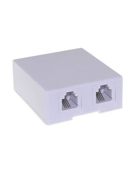 Boitier mural 2 ports RJ45