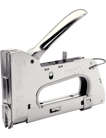 Grapadora cable coaxial 6,5mm grapa redondeada Rapid-36