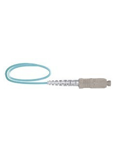 AMP818 Pigtail LC/PC MM 50/125 OM3-300 LSZH-FR 0,9mm. Aqua 1,5 metros 2