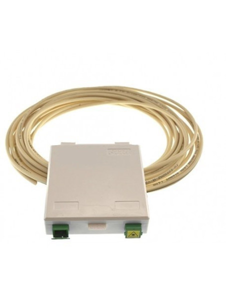Kit pigtail duplex connectorisé 30 mètres avec boîte + 2 adaptateurs SC/APC