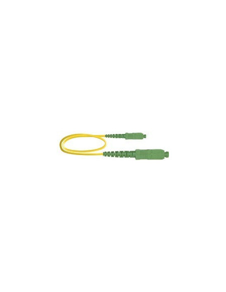 Latiguillo fibra monomodo símplex SC/APC-SC/APC SM 9/125 G657A2 LSZH-FR 1 metro