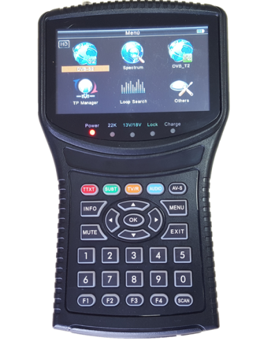 Medidor de campo combo HD DVB-S2 +DVB-T2 y...