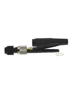 AMP909 Conector FC/PC MM OM3 50/125 cable 3,3x2,2 y 0,9mm ILO 3dB negro sin herramienta 2
