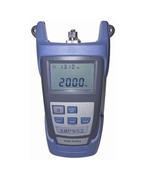 Source lumineuse optique 1310-1490-1550 nm avec adaptateur LC