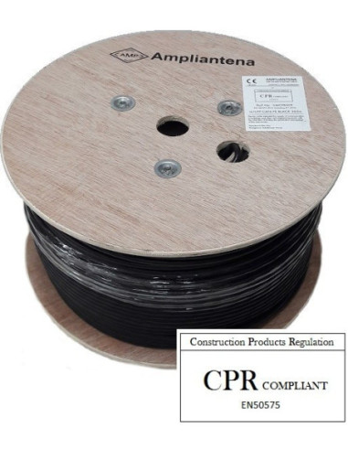 Câble FTP Cat5E CU PE 305m Fca Noir