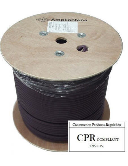 Câble FTP Cat6 CU LSHF 305m Eca Violet