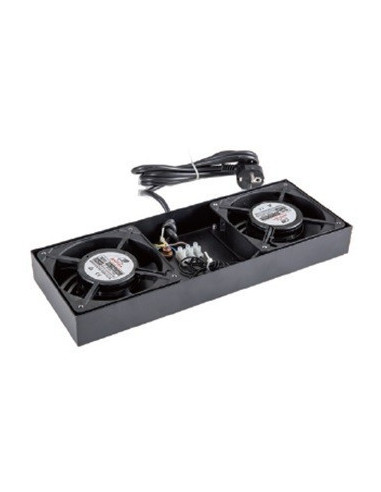 Conjunto 2 ventiladores para rack 19" de 6U, 9U...