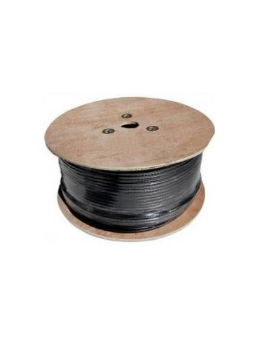 Cable FTP Armado Cat6 CU PE Negro 500m Fca...