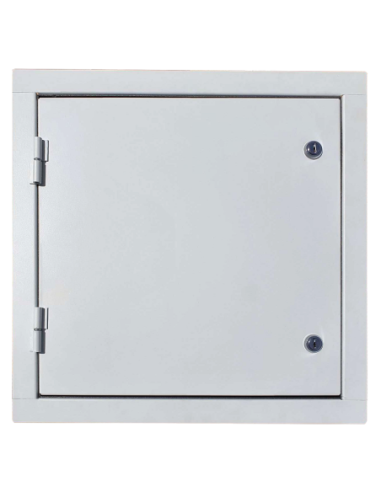 Coffret coupe-feu métallique 470x470mm porte +...