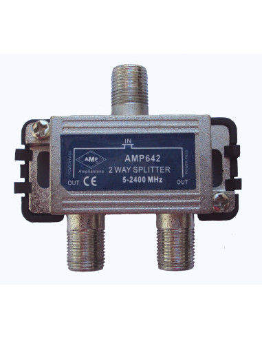 AMP642 Distribuidor Blindado 5-2500 MHz 2 salidas