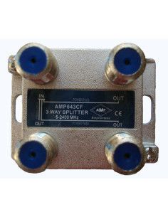 AMP643CF Distribuidor directivo 3 salidas