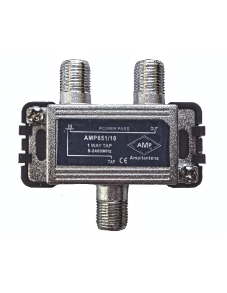 AMP651/10 Derivador directivo 1 derivación 10dB AMP651/10 Derivador directivo 1 derivación 10dB