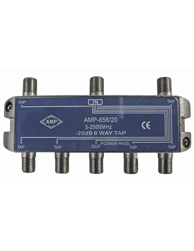 AMP656/20 Derivador directivo 6 derivaciones 20dB