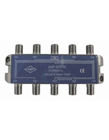 AMP658/25 Derivador directivo 8 derivaciones 15dB