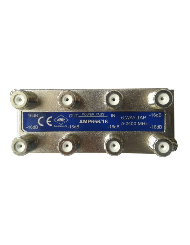 AMP656/16CF Derivador directivo 6 derivaciones 16dB