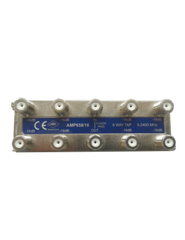 AMP658/16CF Derivador directivo 8 derivaciones 16dB