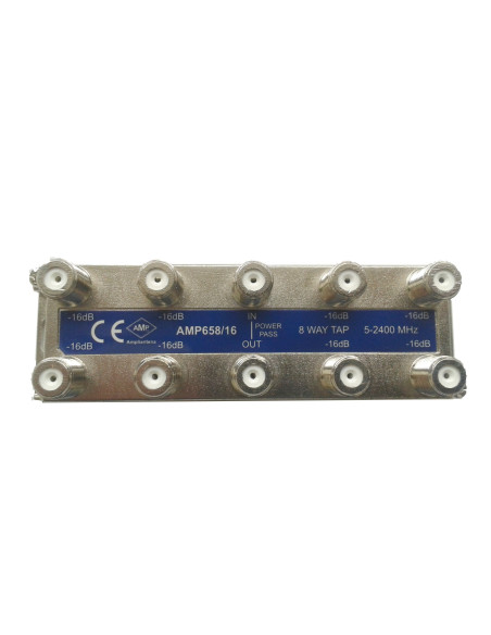 AMP658/16CF Derivador directivo 8 derivaciones 16dB