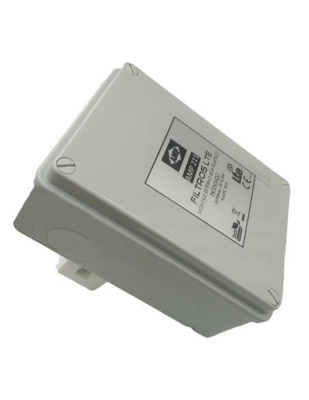 AMP211 Filtro de mástil blindado LTE carcasa ABS 30dB (791/860 MHz) 12C