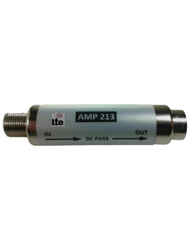 AMP213 Filtro enchufable LTE tipo barrilete "F" 6dB (791/860MHz)