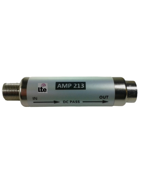 AMP213 Filtro enchufable LTE tipo barrilete "F" 6dB (791/860MHz)