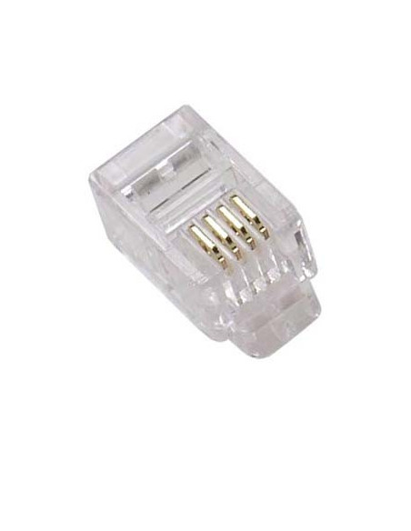 AMP726 Conector RJ11 macho Cat.3 2p 6p4c 6u"