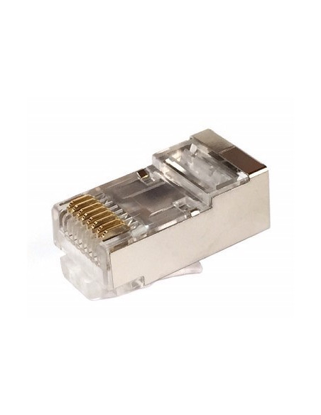 AMP730 Conector RJ45 macho Cat.5E 3p 8p8c 6u" apantallado