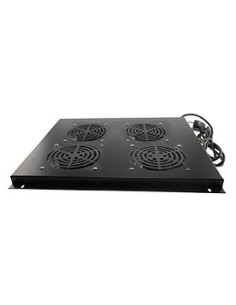 AMP640 Conjunto 4 ventiladores rack 19" techo armario 800 (Armario rack suelo)