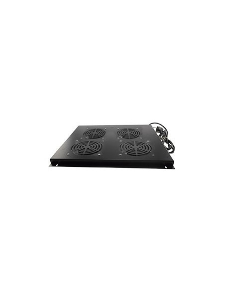 AMP640 Conjunto 4 ventiladores rack 19" techo armario 800 (Armario rack suelo)